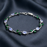 Green Crystal Friendship Bracelet Set — Buy 1 Gift 1