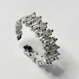 Wide Baguette Band Ring