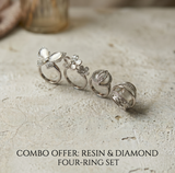 The Glow All Out 4-Ring Set