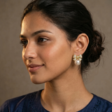 Pearl Bow Earrings