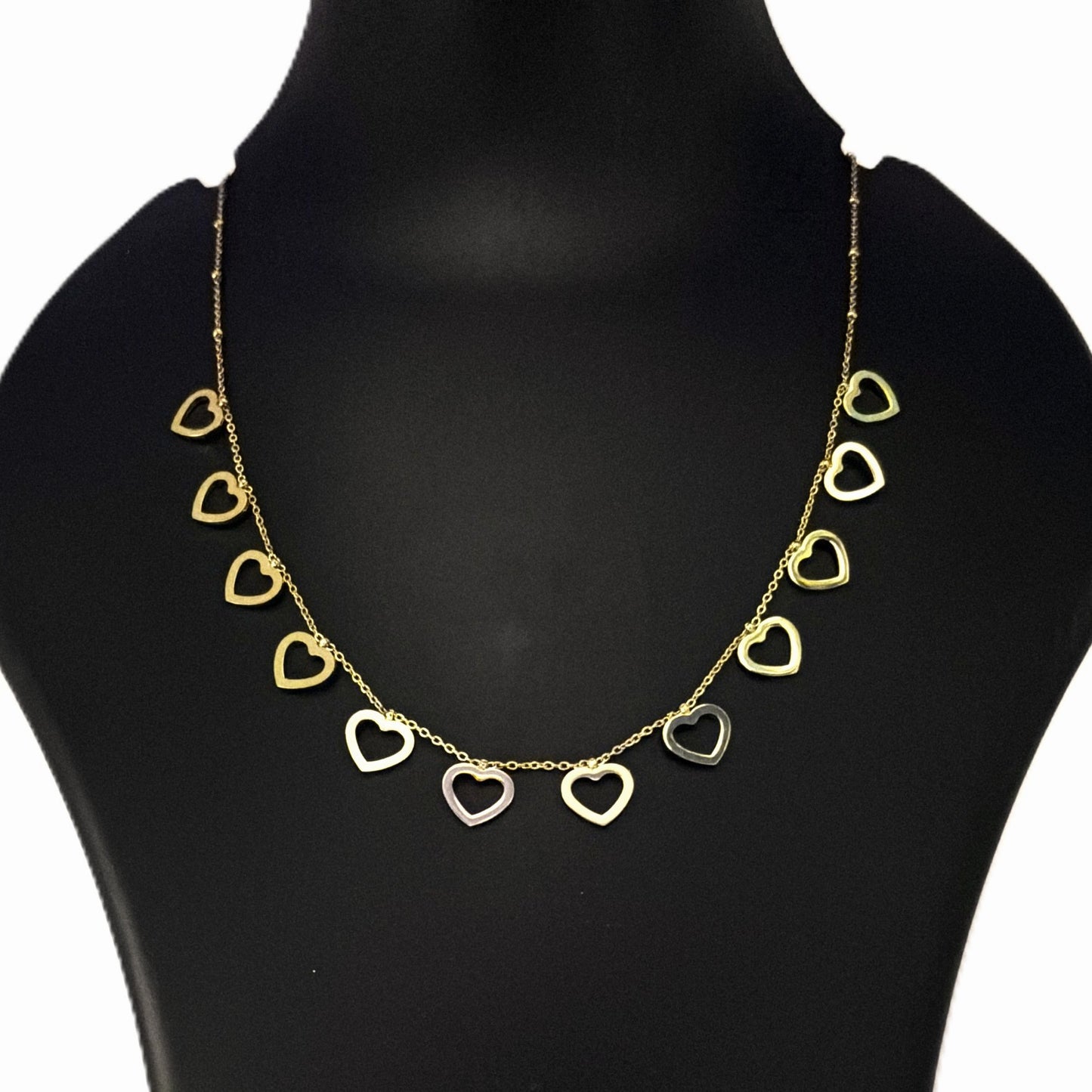 Open Heart Chain Necklace