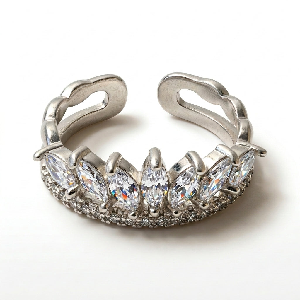 Crown Marquise Ring