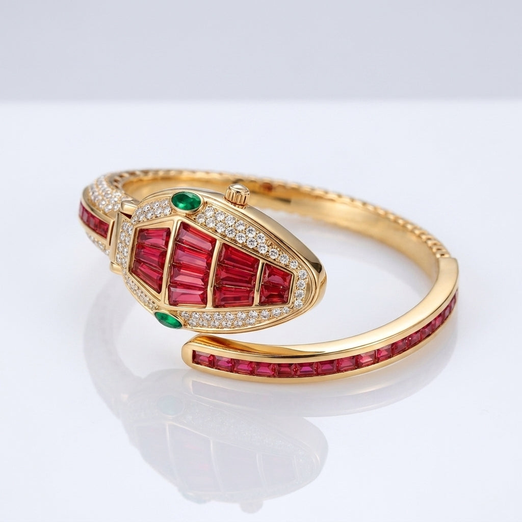 Ruby Serpentyne Crystal