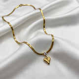 Gold Heart Necklace