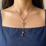 Crystal Flower Necklace