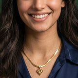Gold Heart Necklace