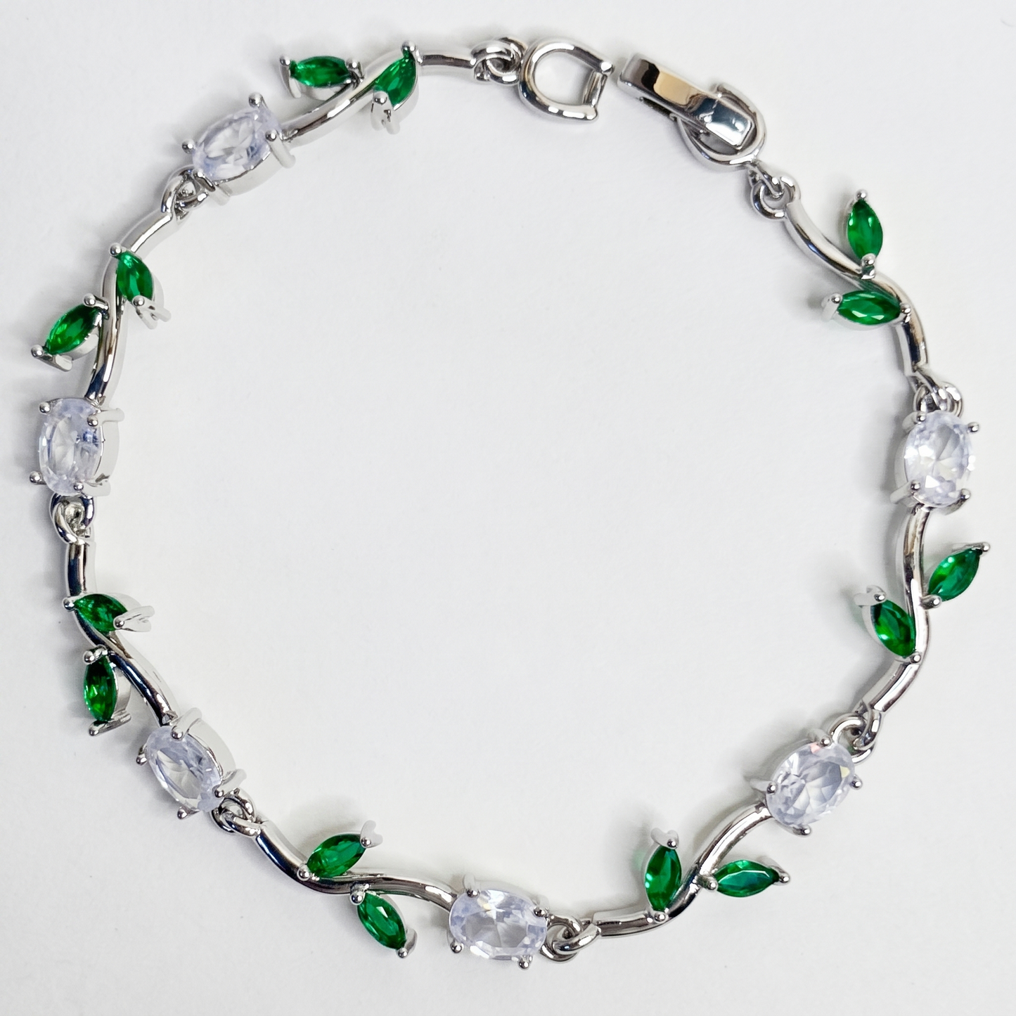 Green Crystal Friendship Bracelet Set — Buy 1 Gift 1
