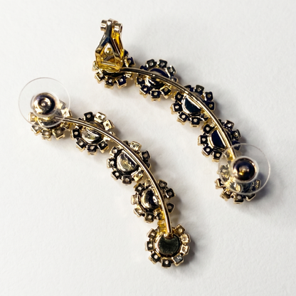 Crystal Diamond Earcuffs