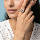 Butterfly Marquise Ring