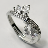 Crystal Bow Ring