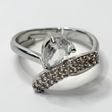 Dragonfly Pear Ring