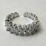 Wide Baguette Band Ring