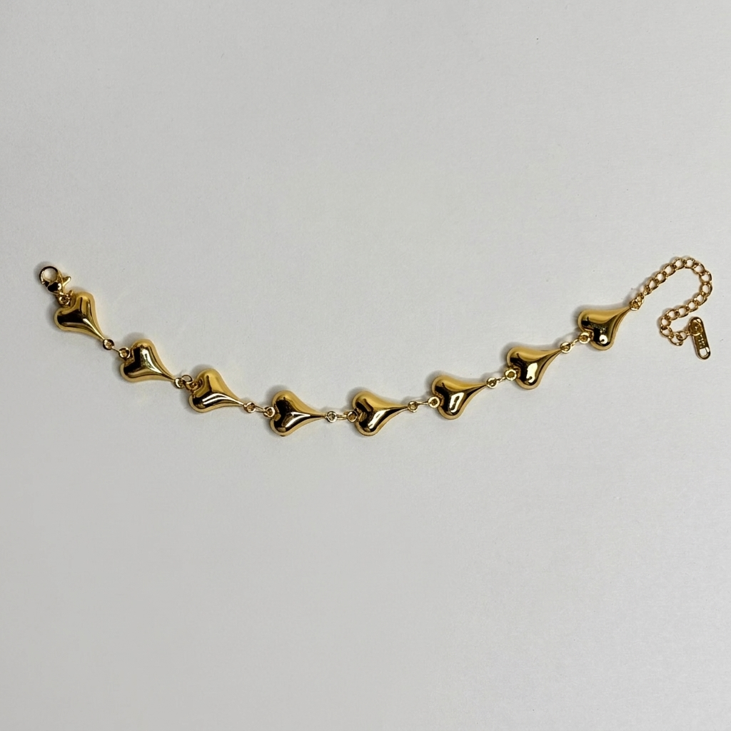 Heart Chain Bracelet