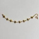 Heart Chain Bracelet