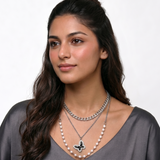 Butterfly Pearl Necklace
