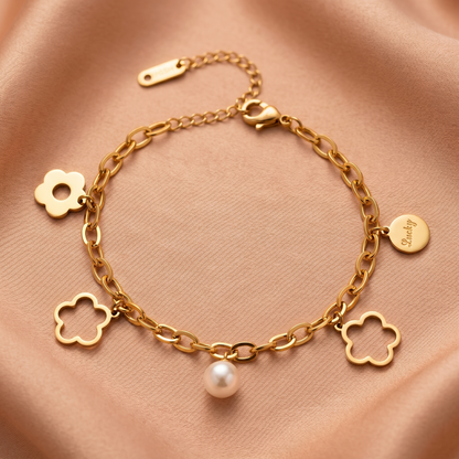 Pearl Flower Bracelet