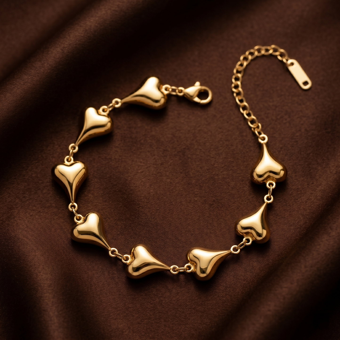 Heart Chain Bracelet