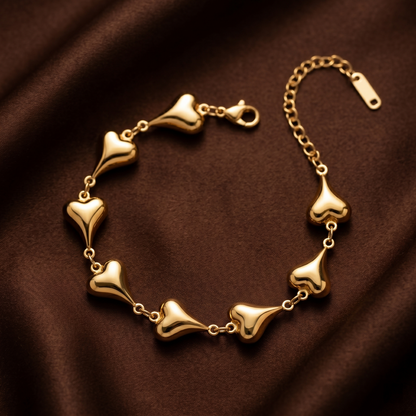 Heart Chain Bracelet