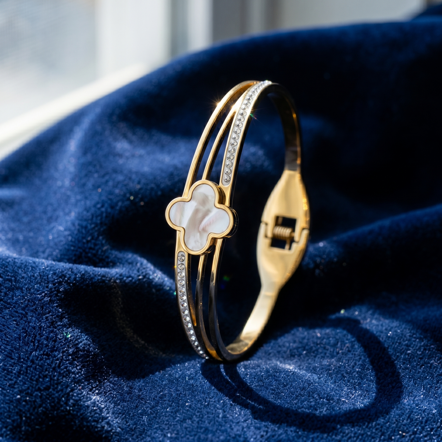 Clover Cuff Bracelet
