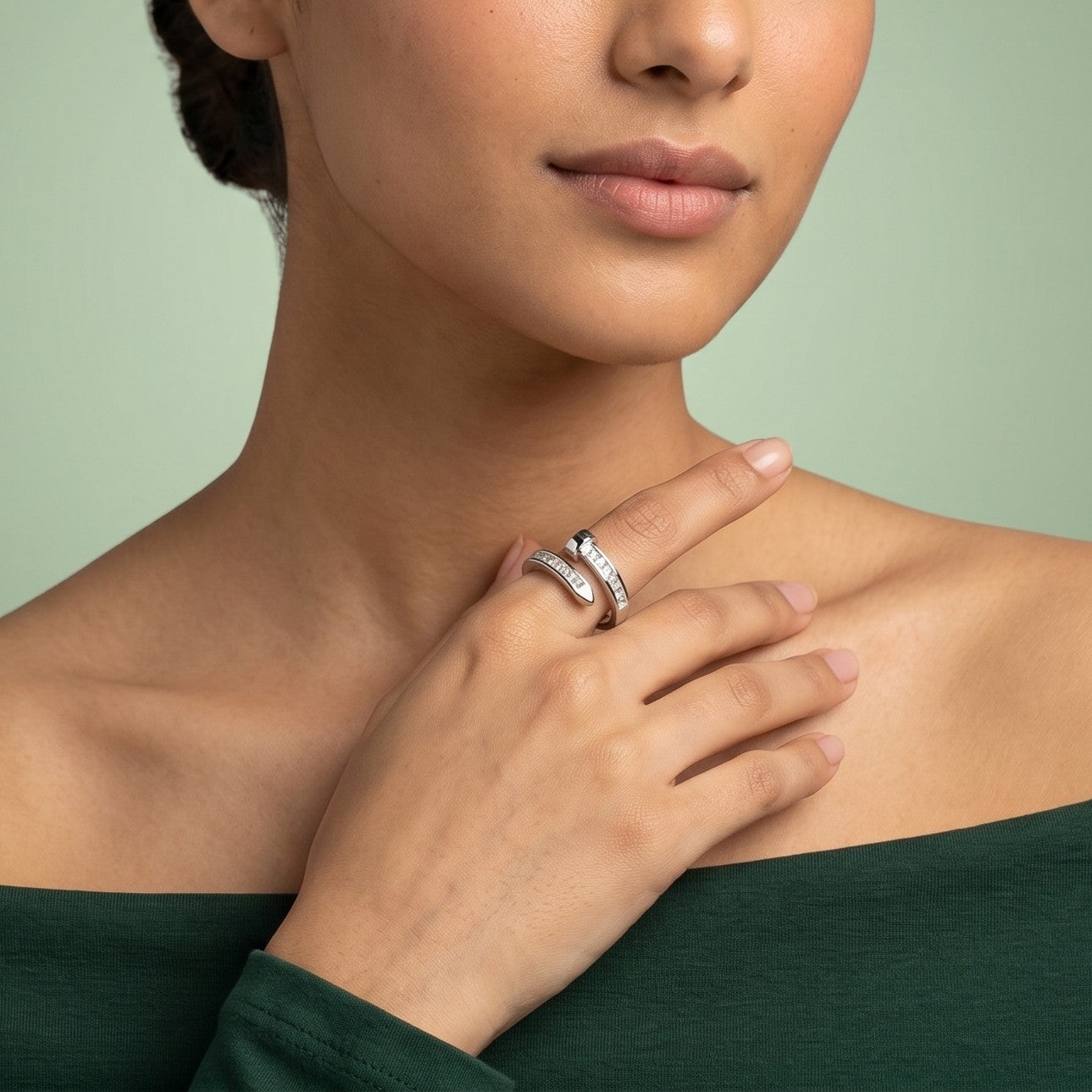 Nail Bypass Cartier Inspired Ring