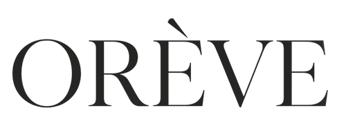 The brand name 'ORÈVE' in a black serif typeface on a solid white background.