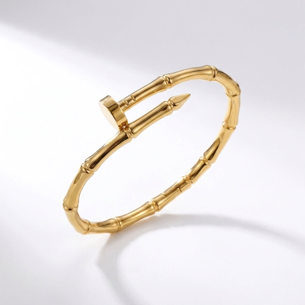 Bamboo-Link Open Cuff