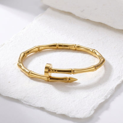 Bamboo-Link Open Cuff