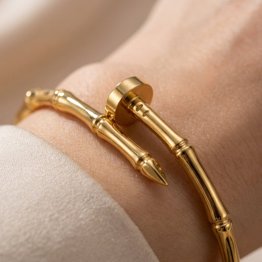 Bamboo-Link Open Cuff