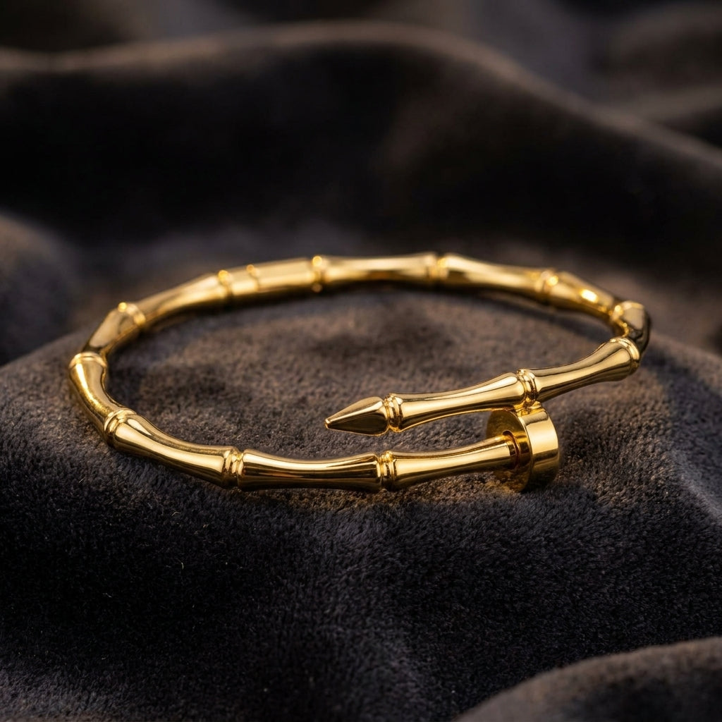 Bamboo-Link Open Cuff
