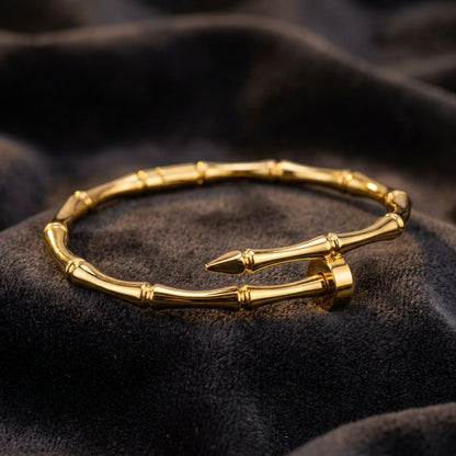 Bamboo-Link Open Cuff