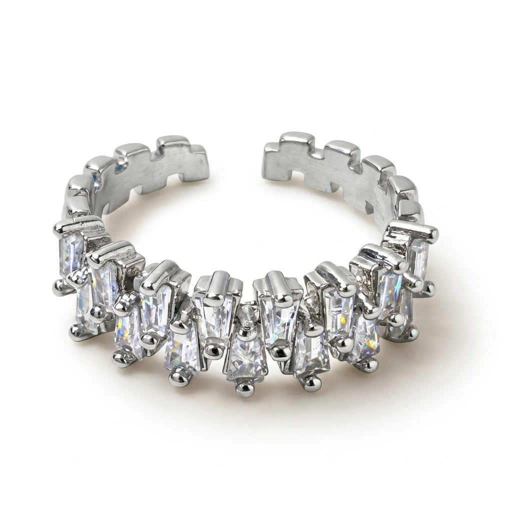 Wide Baguette Band Ring