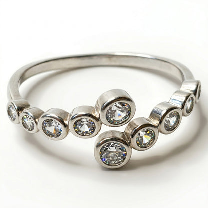 Bubble Bezel Bypass Ring