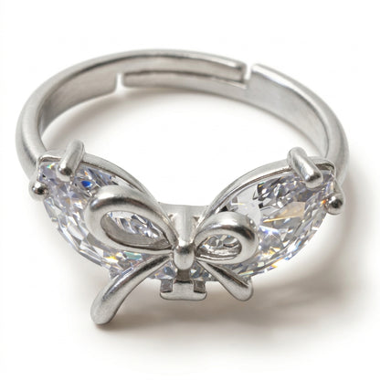 Crystal Butterfly Ring