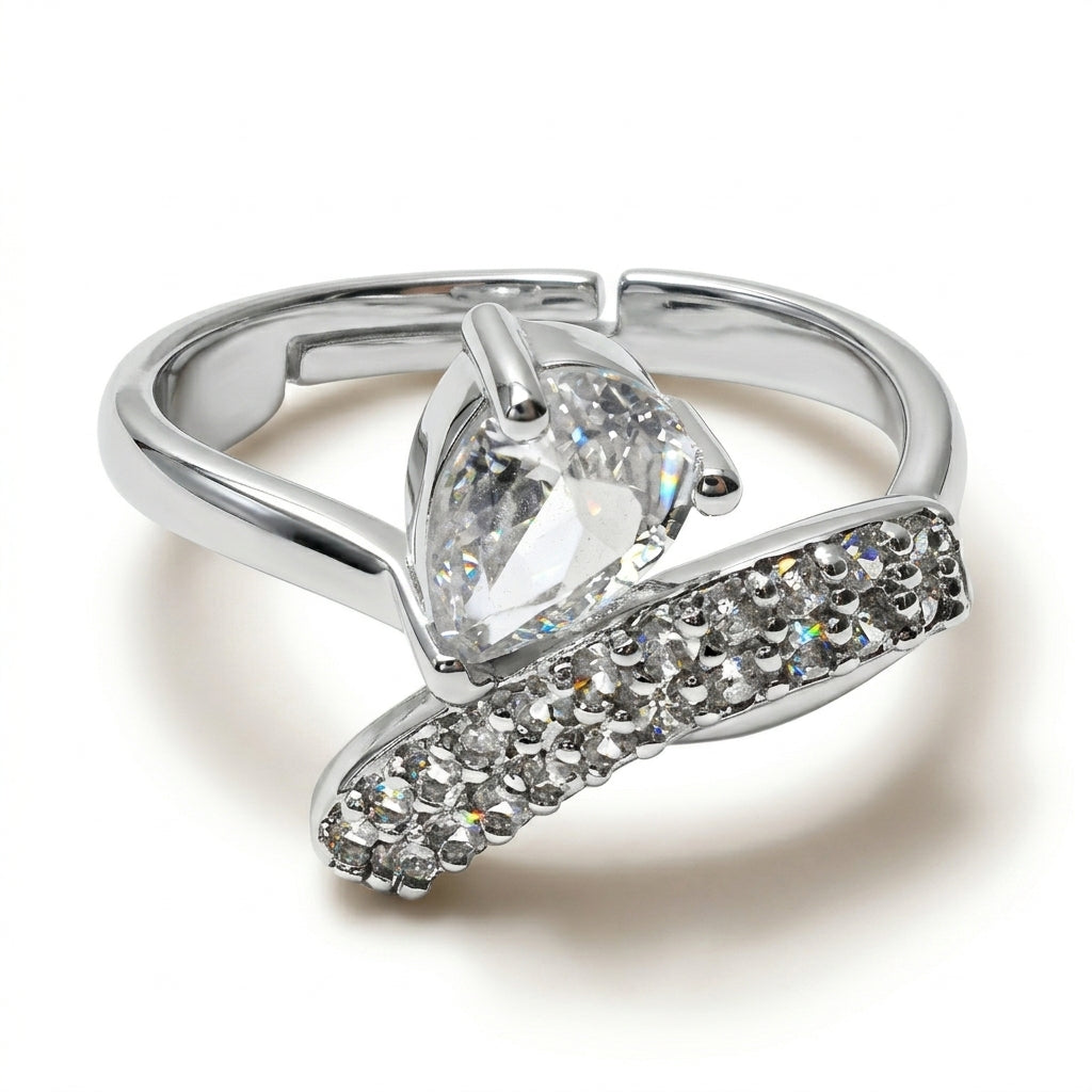 Dragonfly Pear Ring