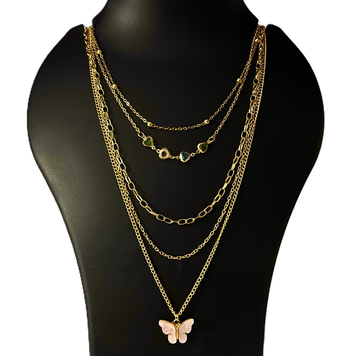 Butterfly Layered Necklace