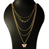 Butterfly Layered Necklace