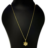 Floral Solitaire Necklace