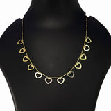 Open Heart Chain Necklace