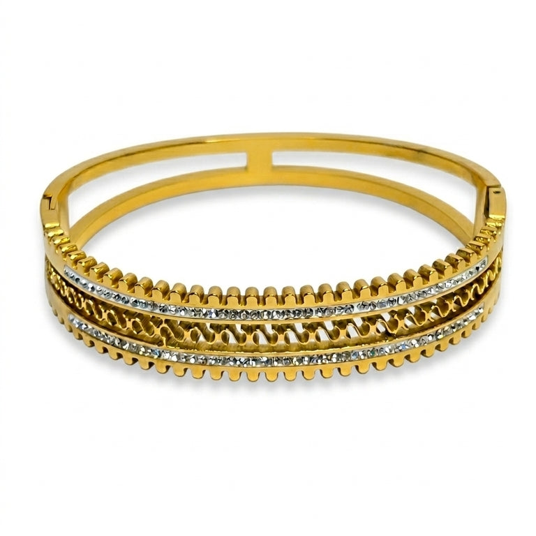 Coronet Crystal Bangle