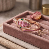 Snake Bracelet Watch pink
