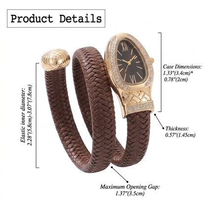 Mocha Serpentyne Braid