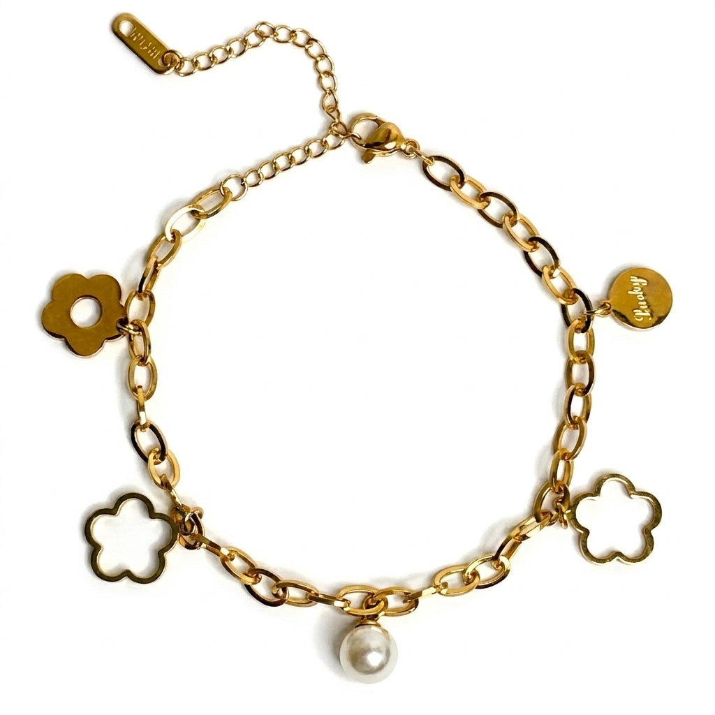 Pearl Flower Bracelet