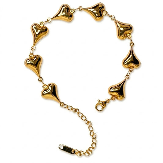 Heart Chain Bracelet