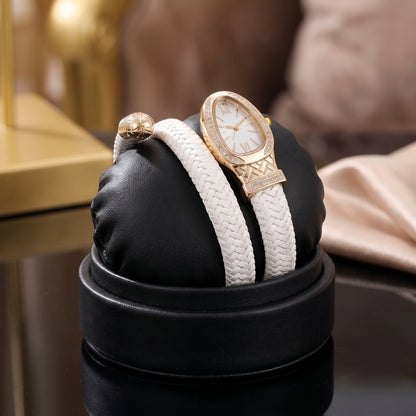 Ivory Serpentyne Braid