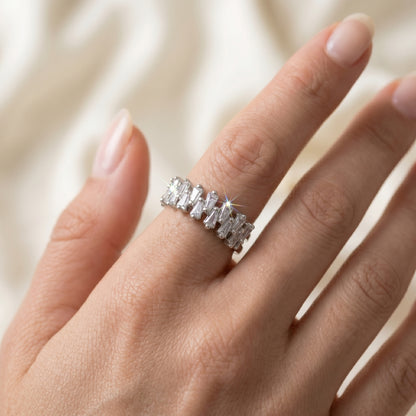 Wide Baguette Band Ring