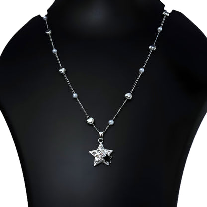 Pavé Star Necklace