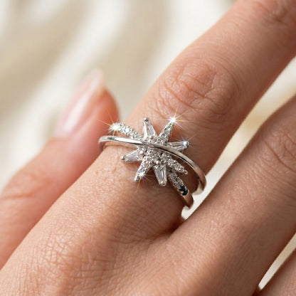 North Star Burst Ring